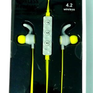 Geeko Wireless Bluetooth Earphones Yellow - Image 1