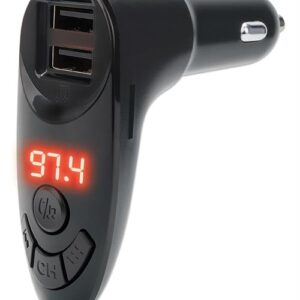 Manhattan Bluetooth FM Transmitter with Dual USB Ports - Image 1