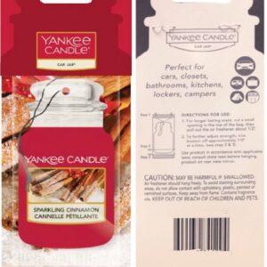 Yankee Candle Sparkling Cinnamon 2D Paperboard