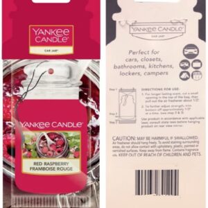 Yankee Candle Red Raspberry Card Jar Retail Box No warranty