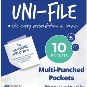 Marlin A4 File Pockets Sleeves 10&apos;s