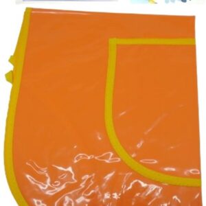 Marlin Multi Purpose Kids Plastic Aprons Orange – Made From