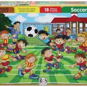 RGS 18pc Soccer Wooden Puzzle