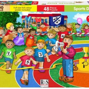 RGS 48pc Sports Day Wooden Puzzle