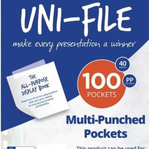 Marlin A4 File Pockets Sleeves 100&apos;s