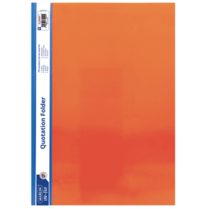 Marlin A4 Orange Quotation and Presentation Folder