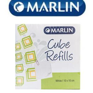 Marlin Cube Refills White Paper 10x10cm in shrink
