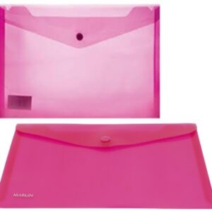 Marlin A4 Pink Carry Folder with Stud