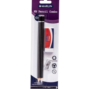 Marlin HB Pencil Combo: 2 HB pencils + 1 hole metal