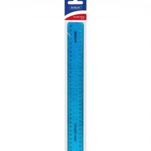 Marlin Flexible 30cm Ruler Blue