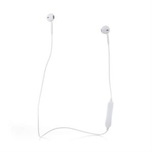 Ezra In Ear Bluetooth Handsfree Sweatproof White Earphones - Image 1