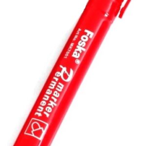 Foska Red Permanent Marker -
