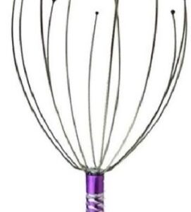 Casey Purple 12 Fingers Head And Scalp Hand Held Manual Massager - Image 1