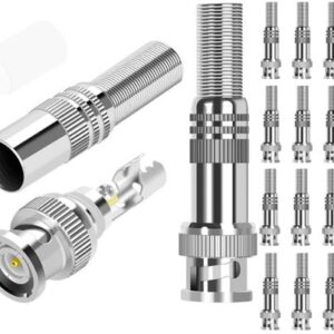 Securnix RG59 16 Pack Screw Spring BNC Connectors - Image 1