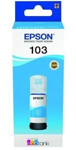Epson 103 Ecotank Cyan Ink Bottle 65ml - Image 1