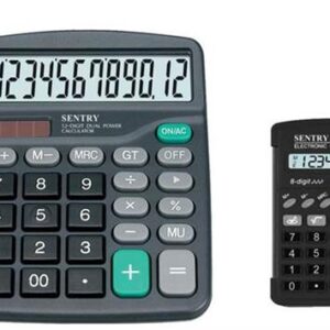 Sentry Twin Pack Home and Office Calculators