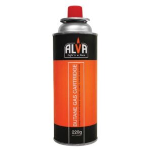 Alva 220g Butane Gas is designed for use with