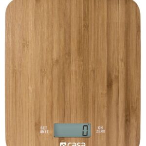 CASA ELECTRONIC BAMBOO KITCHEN SCALE - Image 1