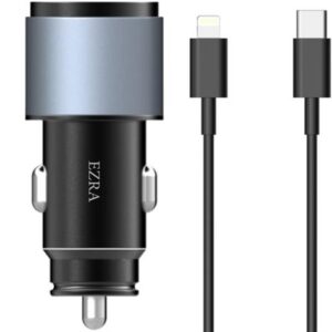 Ezra Quick Car Charger Set For Iphone – QC3.0 + Pd20w Car - Image 1