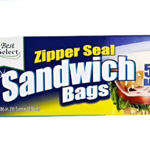 Casey Zip Seal 50 Sandwich Bags 16x15cm - Image 1