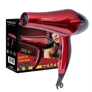 Sokany Metalic Red Professional Hairdryer 2400w Retail Box