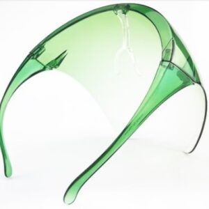 Casey Protective Faceshield Glasses Mask - Green - Image 1