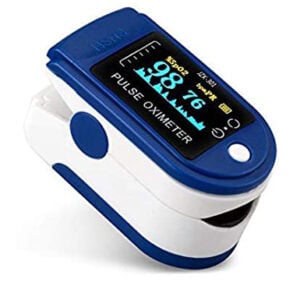 Casey Digital Fingertip Pulse Oximeter - Blue - Image 1