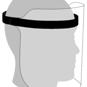 Casey Faceshield With Adjustable Elastic Black Band - Image 1