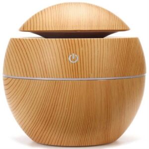 Casey Ultrasonic Aroma Mini Portable Humidifier Light Wood - Image 1