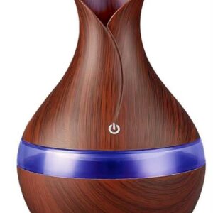 Casey Ultrasonic Aroma Portable Humidifier Dark Wood Grain - Image 1