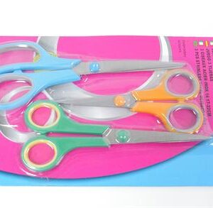 Casey3 pc Multicolor Household Scissor Pack