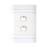 Lesco Flush Cover with 2 Lever 1 Way Switch