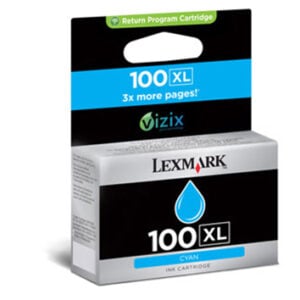 Lexmark 100xl Cyan High Yield Ink Cartridge - Image 1