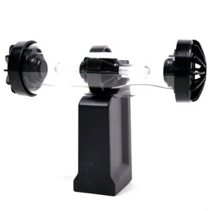 UniQue Transparent Tube Blue LED Light Stereo Speaker - Image 1