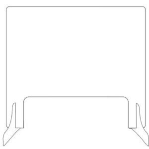 Casey Self Supporting Protective Transparent Barrier - Image 1