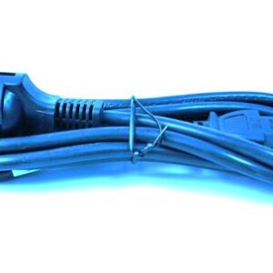 UniQue Blue 1.8m Standard Single Head Power 2 Pin Cable - Image 1