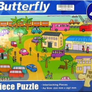 Butterfly 48pc Transport Wooden Puzzle