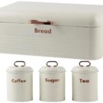 Totally 4Pc Breadbin Combo Colour White Retail Box Out of