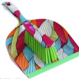 Totally Handheld Brush And Dustpan Set Rainbow