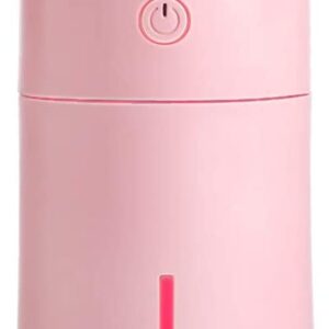 CaseyMagic Pink Led Light 175ml USB Humidifier Air Purifier Mist - Image 1