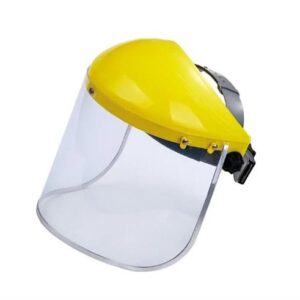 Casey Yellow Top Helmet Face Shield Anti Fog and Reusable - Image 1