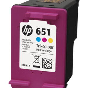 HP 651 Tri Colour Ink Cartridge - Ia 55