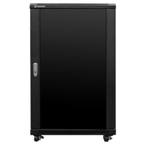 Linkbasic 18U 600 Deep Cabinet 2 Fans & 2 Shelves - Image 1