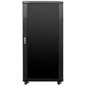 Linkbasic 22U 600 Deep Cabinet 2 Fans & 2 Shelves - Image 1