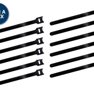 Linkbasic Reusable Cable Tie 200x12mm 12 Pack - Image 1