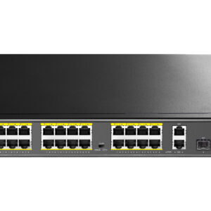 Cudy 24 Port Fast Ethernet PoE 290W 2 Gigabit 1SFP Switch - Image 1