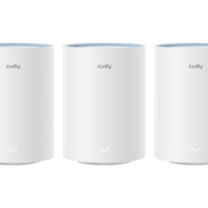 Cudy Dual Band WiFi 5 1200Mbps Fast Ethernet Mesh 3 Pack - Image 1