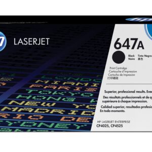 HP 647A Black Toner Cartridge