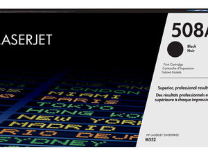 HP 508A Black LaserJet Enterprise Toner Cartridge