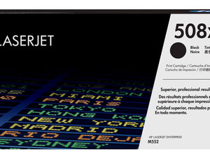 HP 508X Black LaserJet Enterprise Toner Cartridge